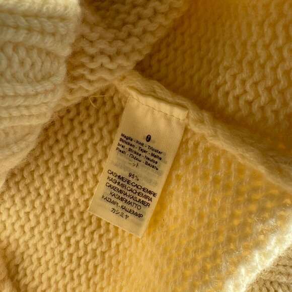 Forte Cashmere Turtleneck Sweater- Cream (S) - Picture 5 of 5